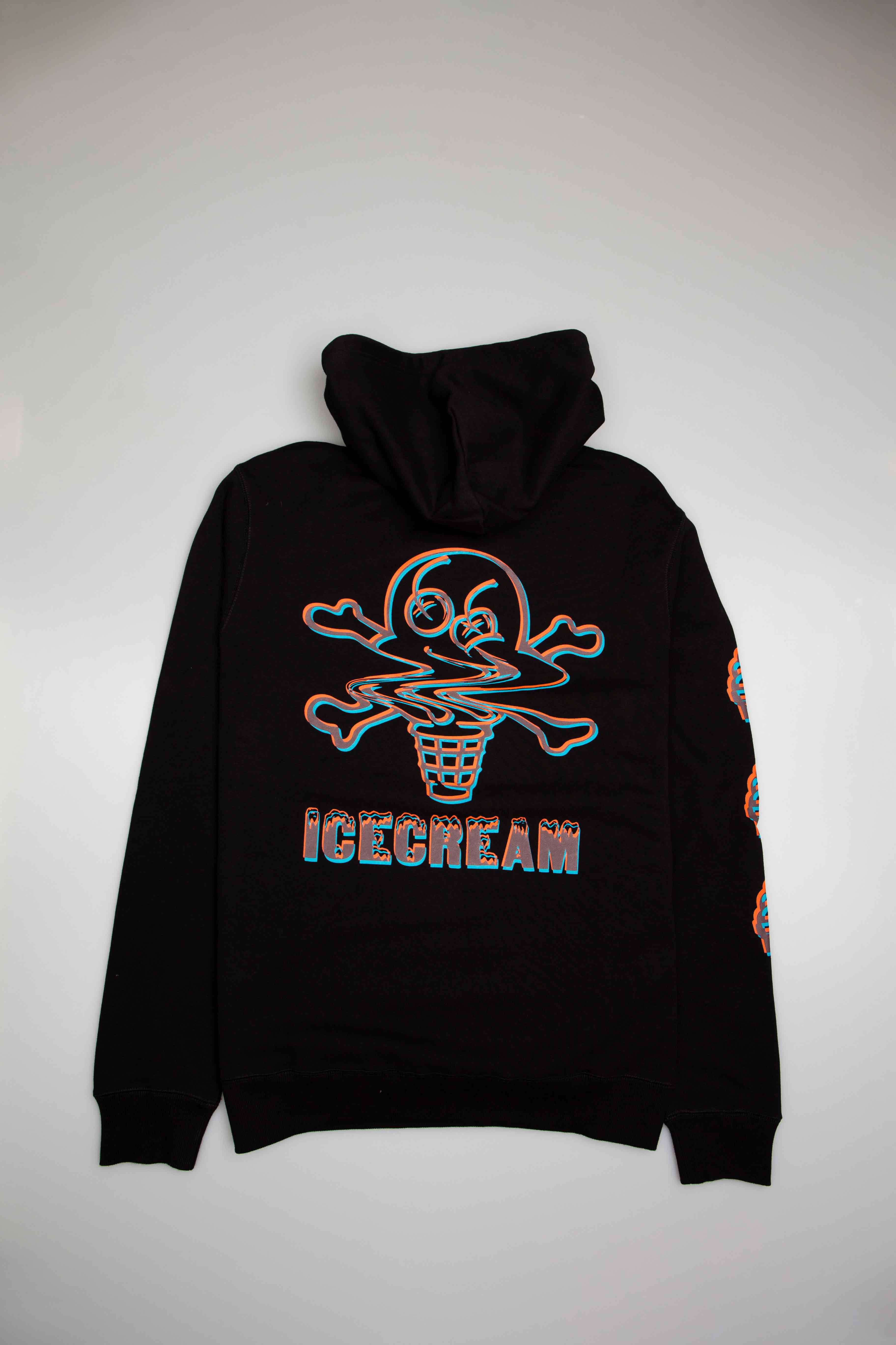 Chocolate Mens Hoodie Black Black
