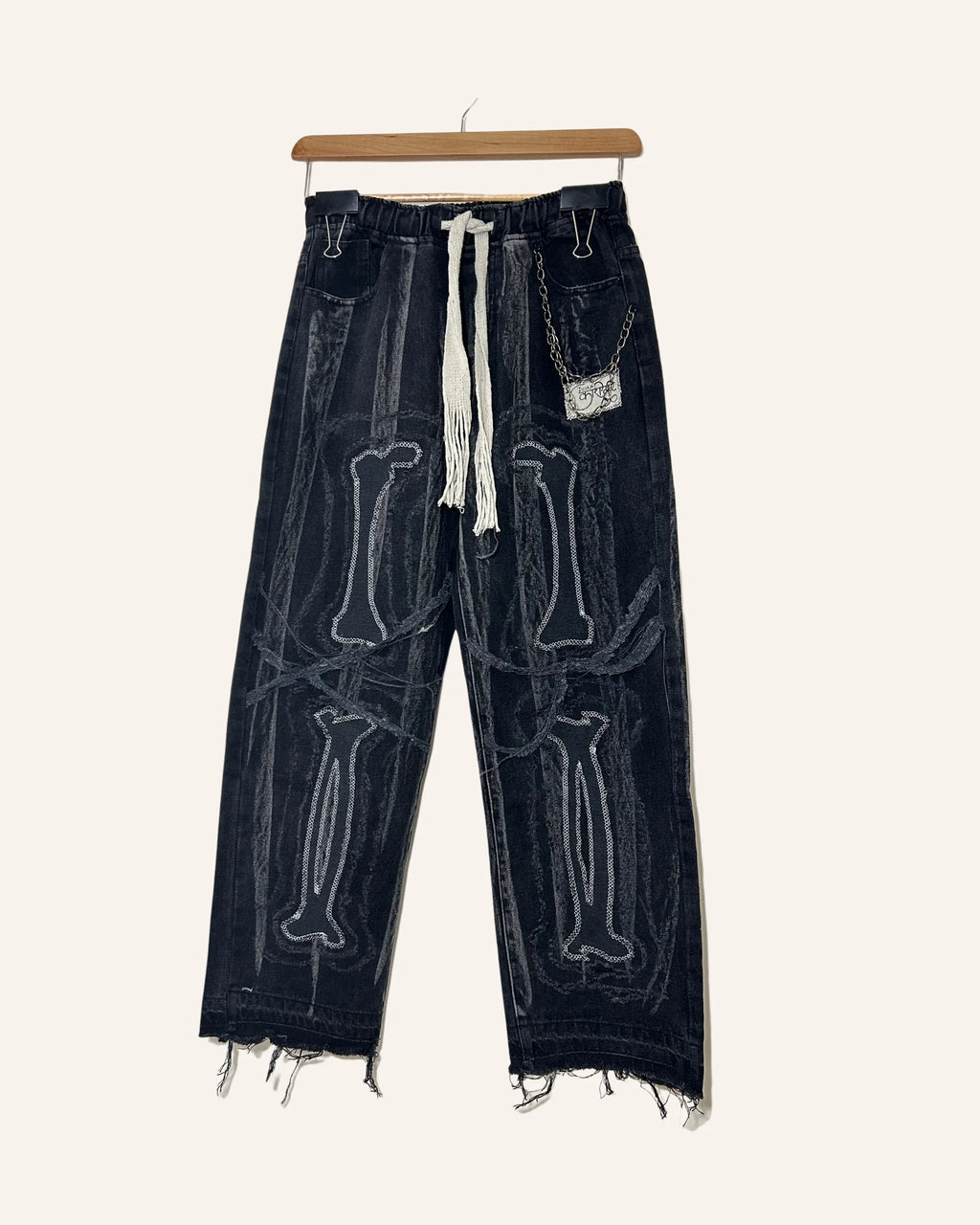 Just A Fad Black Denim Jeans HG x Just A Karigar