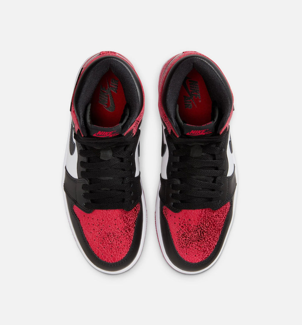 Air Jordan 1 Retro High OG Ruby Womens Lifestyle Shoe Varsity Red Black White