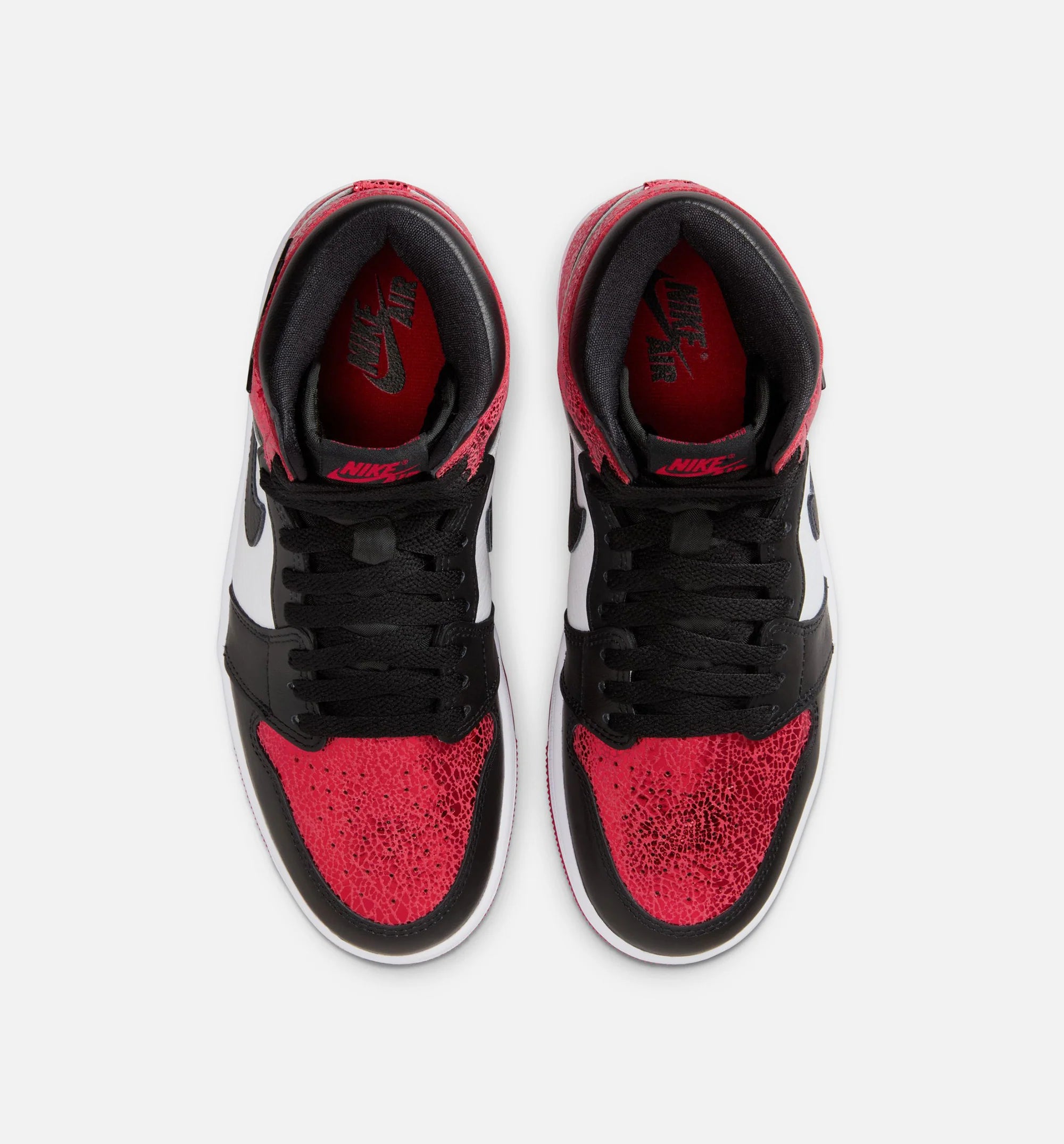 Air Jordan 1 Retro High OG Ruby Womens Lifestyle Shoe Varsity Red Black White