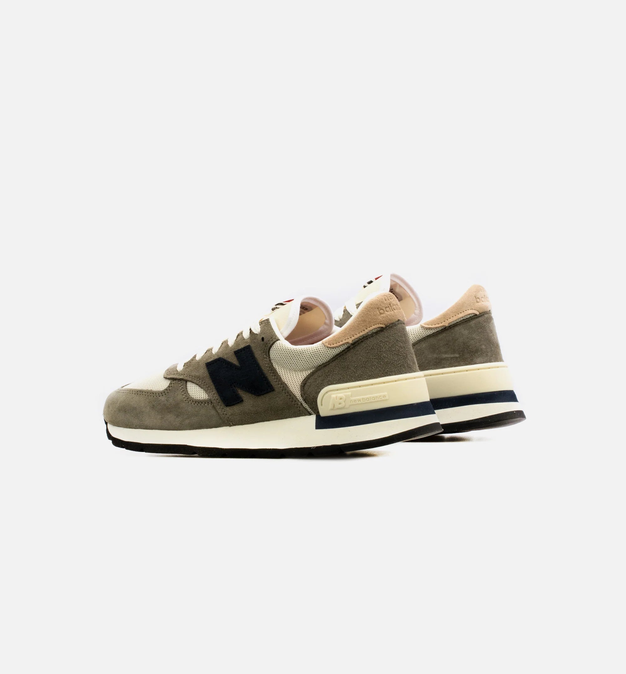MADE in USA 990v1 Core Mens Lifestyle Shoe Olive Green White