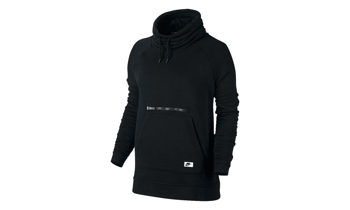 Sportswear Modern Funnel Neck Sweatshirt WMNS "Black" 803599 010