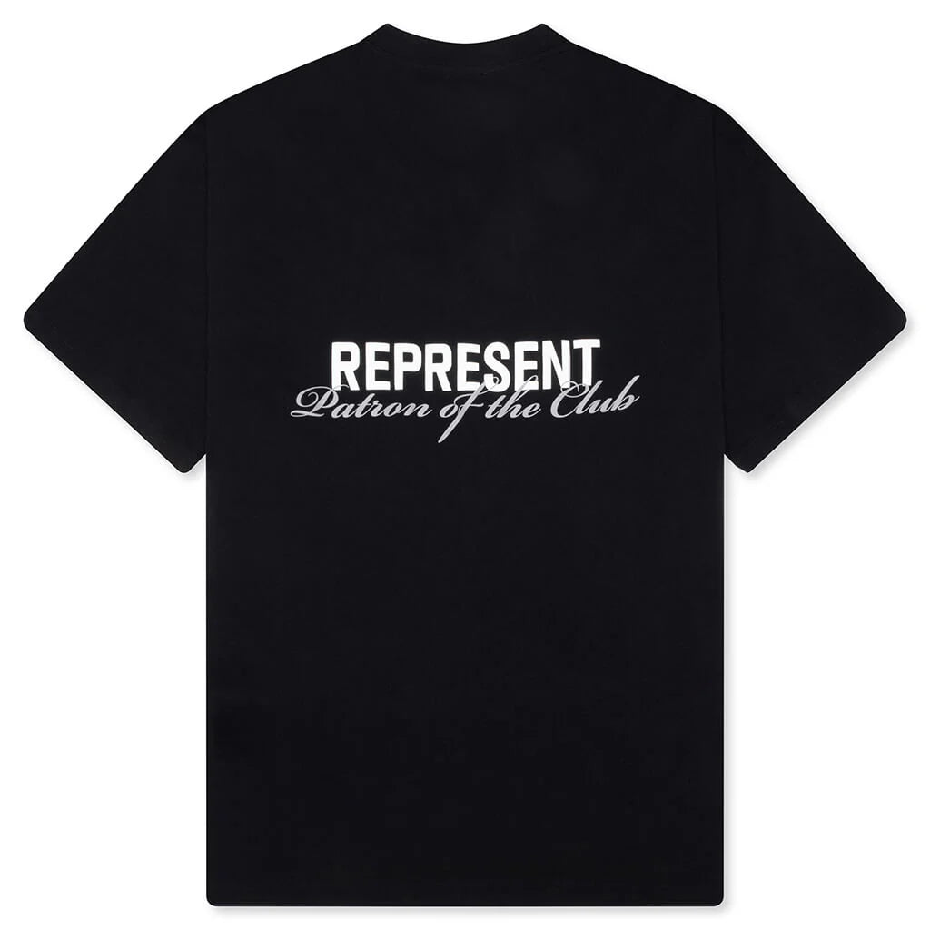 Patron Of The Club T Shirt Black
