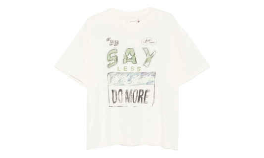 Say Less Do More Tee "White" HTG260196 WHT