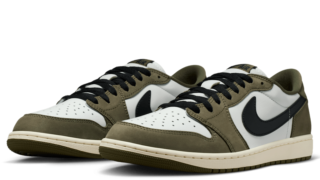 1 Retro Low Medium Olive Summit White Sail Black