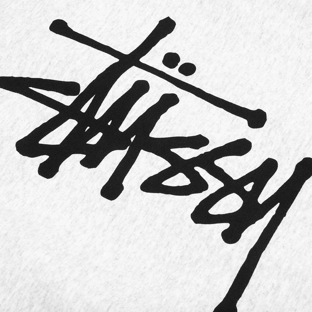 Basic Stussy Hoodie Ash Heather