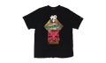 MIXED PRINTED VINTAGE T-SHIRT "WASHED BLACK" PGR XTSH 0007