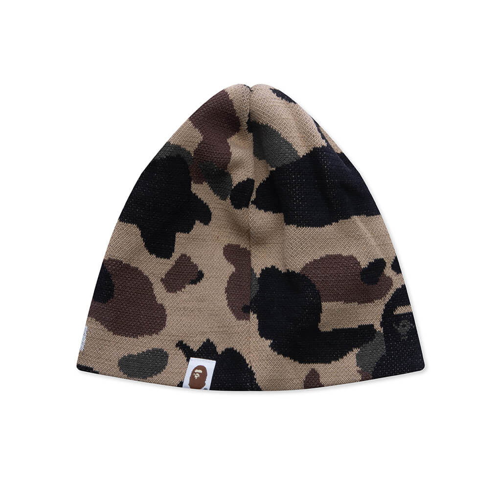 1st Camo Knit Beanie Yellow