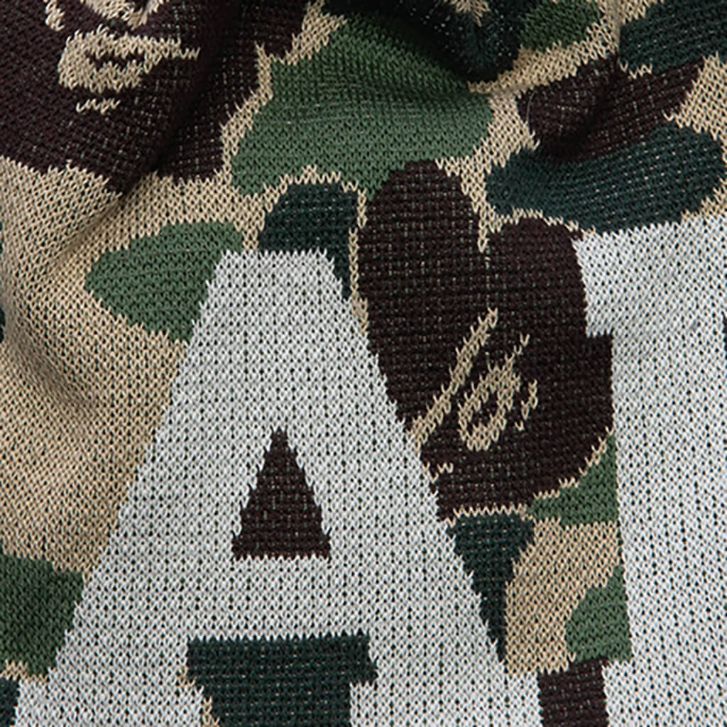 ABC Camo Knit Cap Green