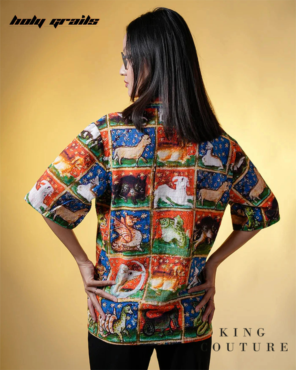 Animalia Dream Half Sleeve Shirt HG x King Couture