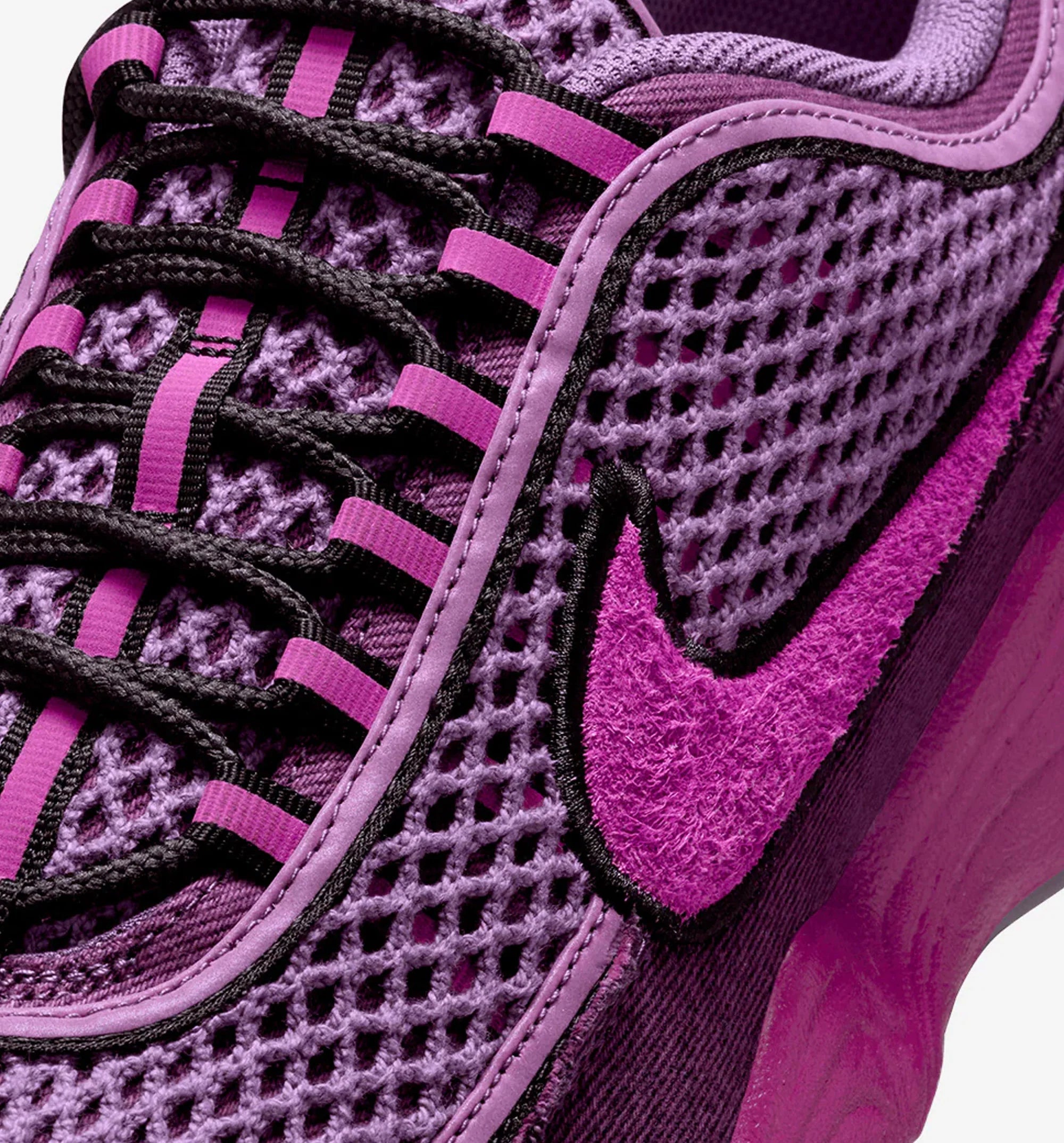 Air Zoom Spiridon Premium Mens Lifestyle Shoe Hot Fuchsia Viotech Black Canyon Purple