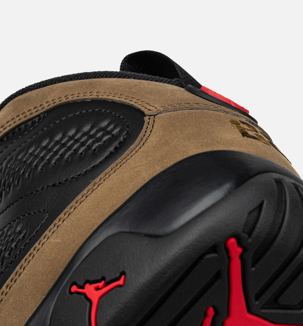 Air Jordan 9 Retro Olive Mens Lifestyle Shoe Black True Red Light Olive