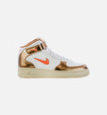 Air Force 1 Mid Ale Brown Mens Lifestyle Shoe White Total Orange Ale Brown Beach