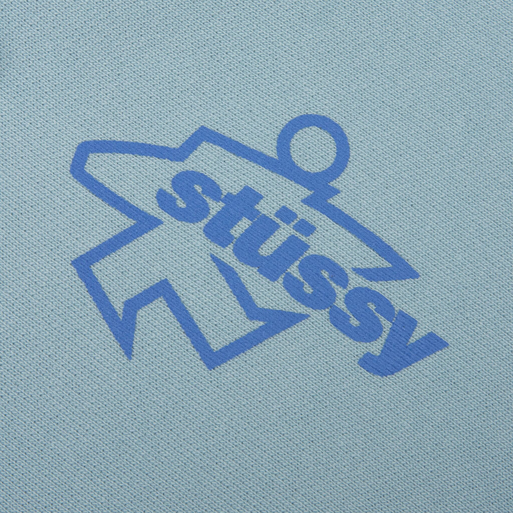 Surf Size Garment Dyed Zip Hood Sky Blue