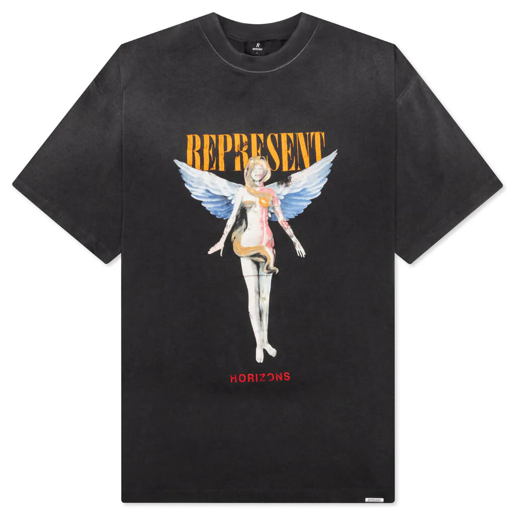 Reborn T Shirt Aged Black