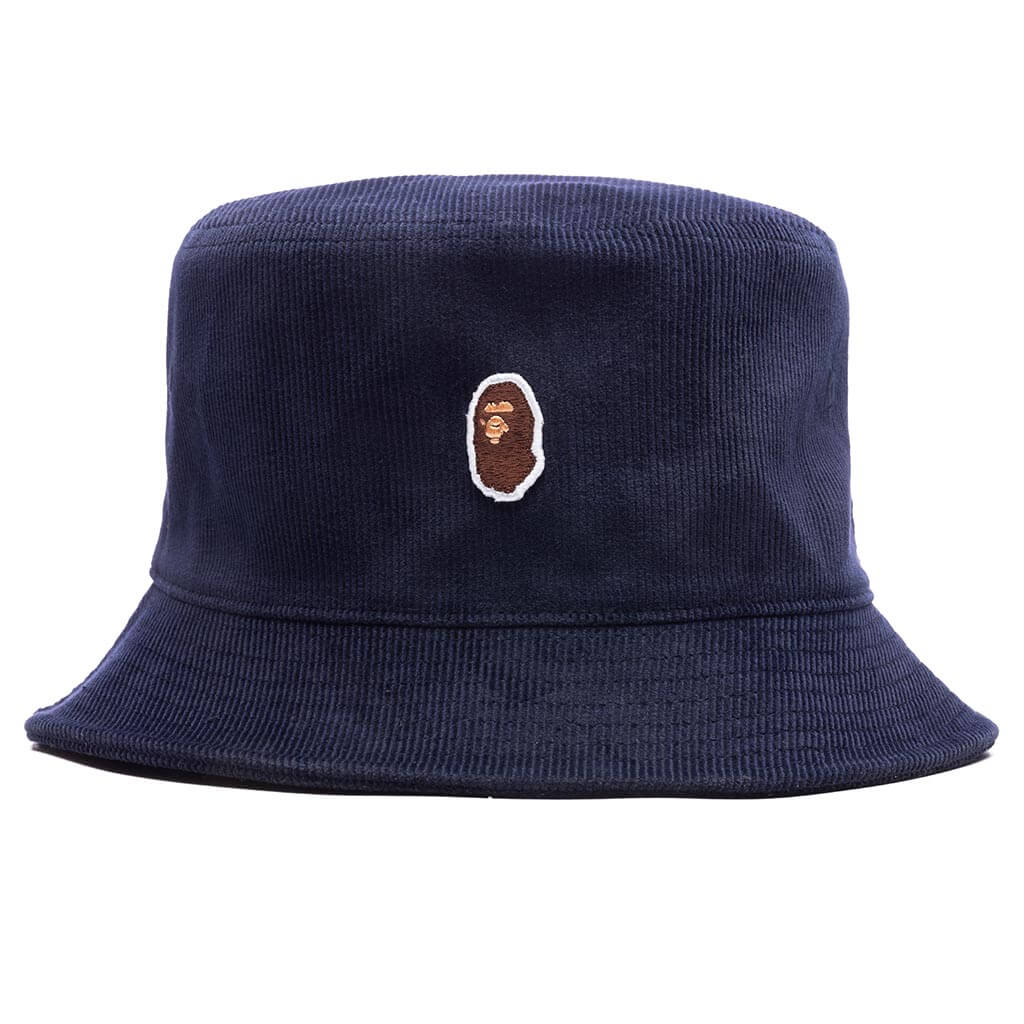 Ape Head Corduroy Bucket Hat Navy