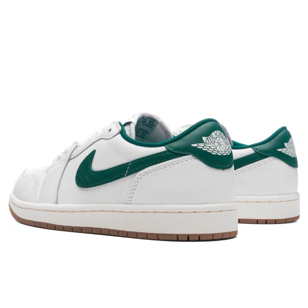 Womens Air Jordan 1 Retro Low OG White Oxidized Green Sail