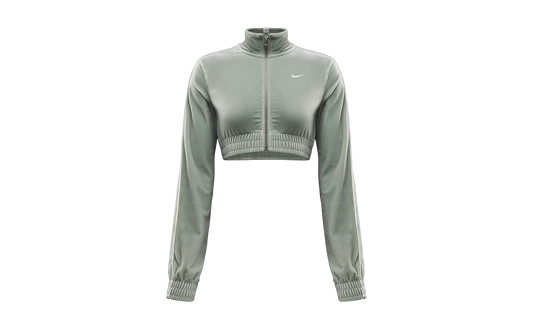 Sportswear Collection Cropped Velour Full Zip Top WMNS "Jade Horizon / Sail / Sail" FZ3679 370