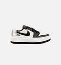 Air Jordan 1 Elevate Low Silver Toe Womens Lifestyle Shoe Black Silver
