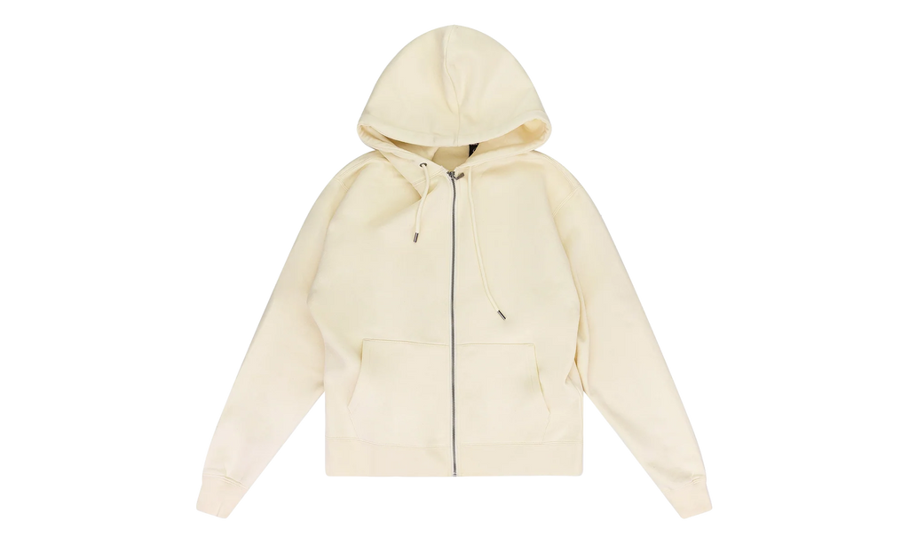 Basic Zip Hoodie "Cream" SLR MHDS 0001