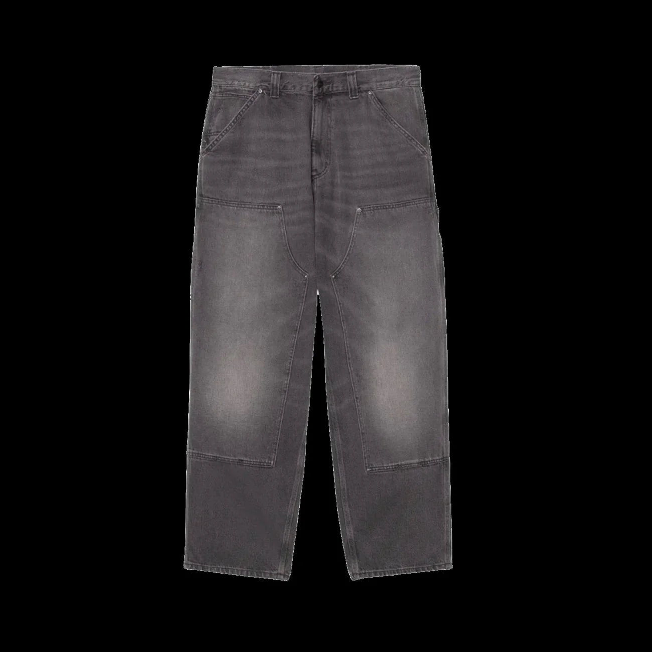 Carhartt WIP OG Double Knee Pants Bradenton Denim Black Grind Wash