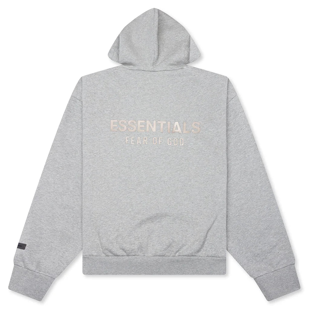 Classic Fleece Zip Up Hoodie Concrete Heather