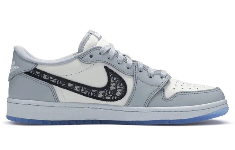 Air Jordan 1 Low x Dior White Grey