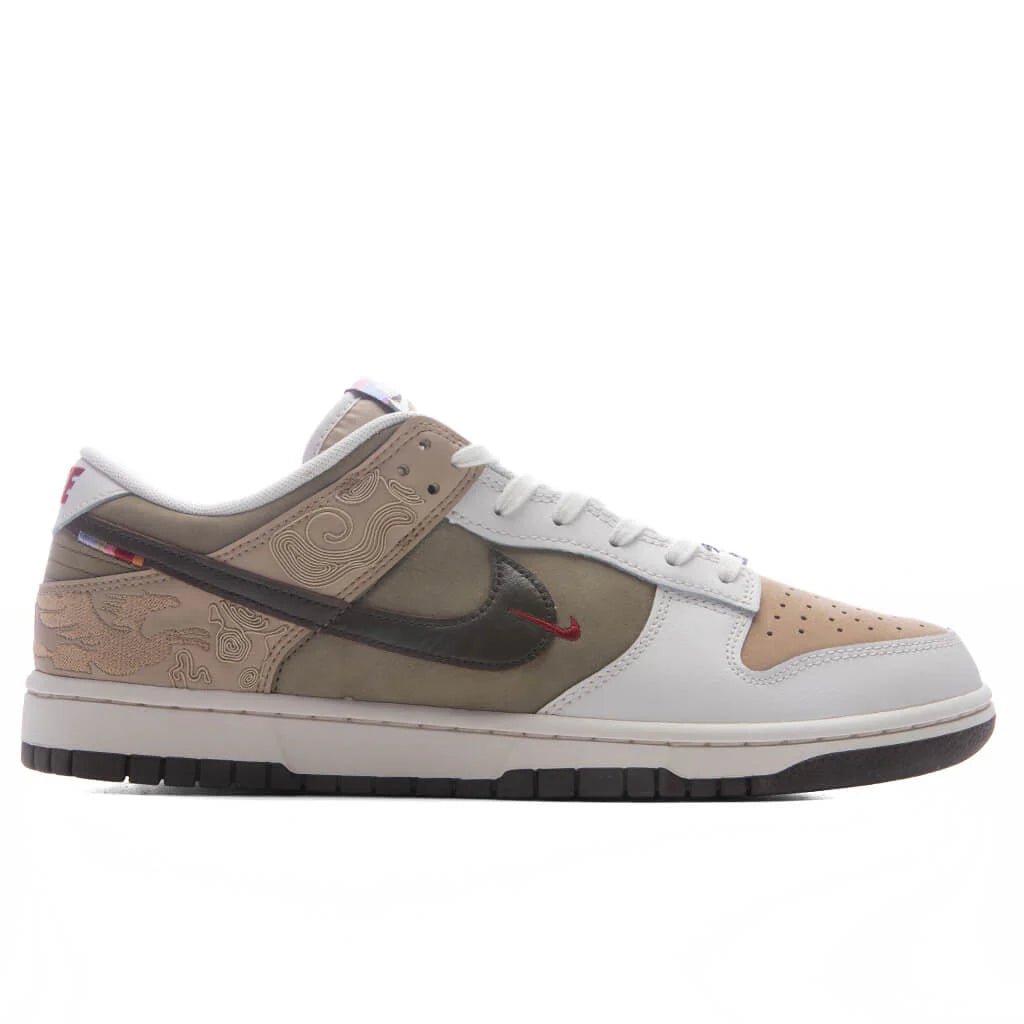 Dunk Low SE LNY Linen Dark Hazel Phantom Neutral Olive