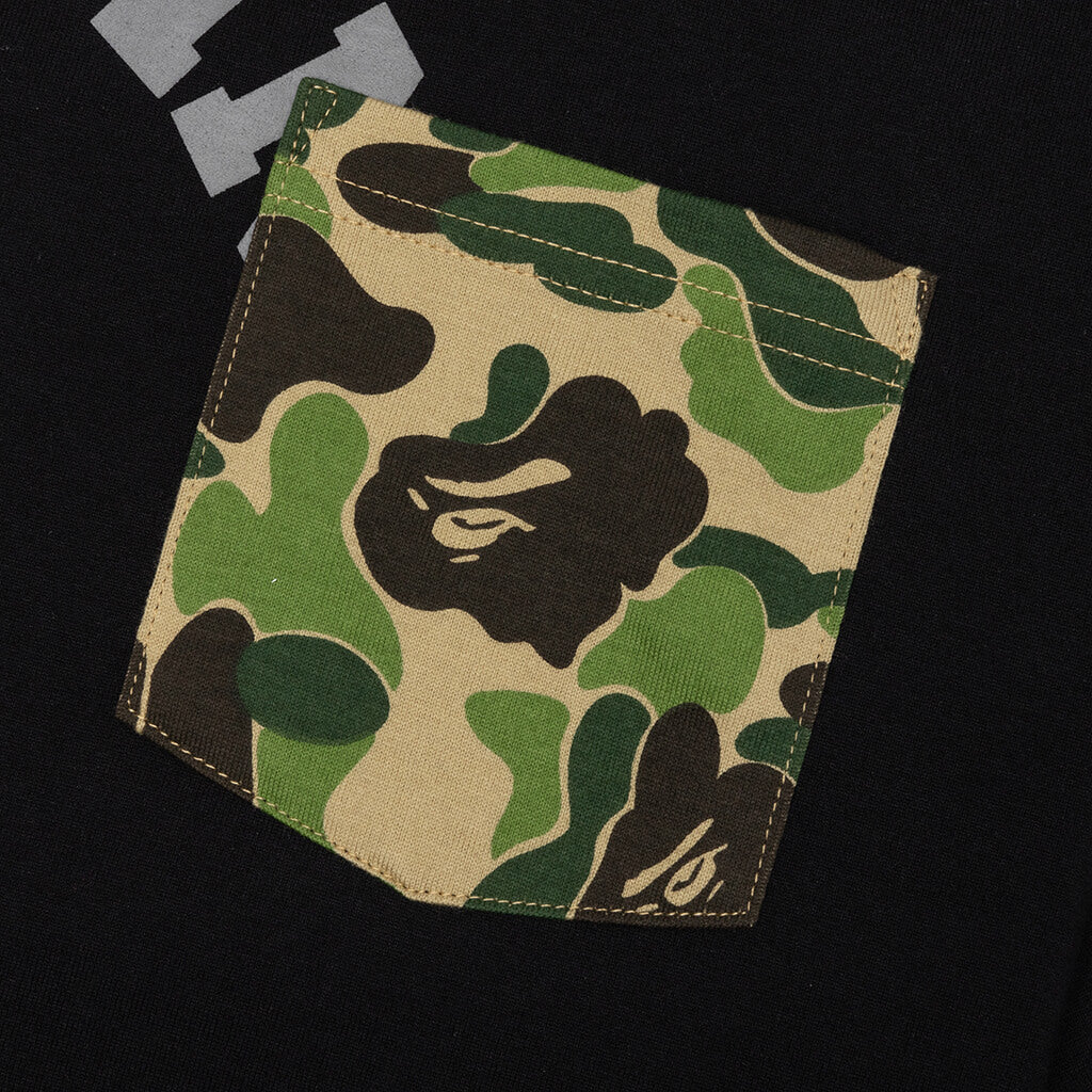 ABC Camo College Pocket Relaxed Tee Black