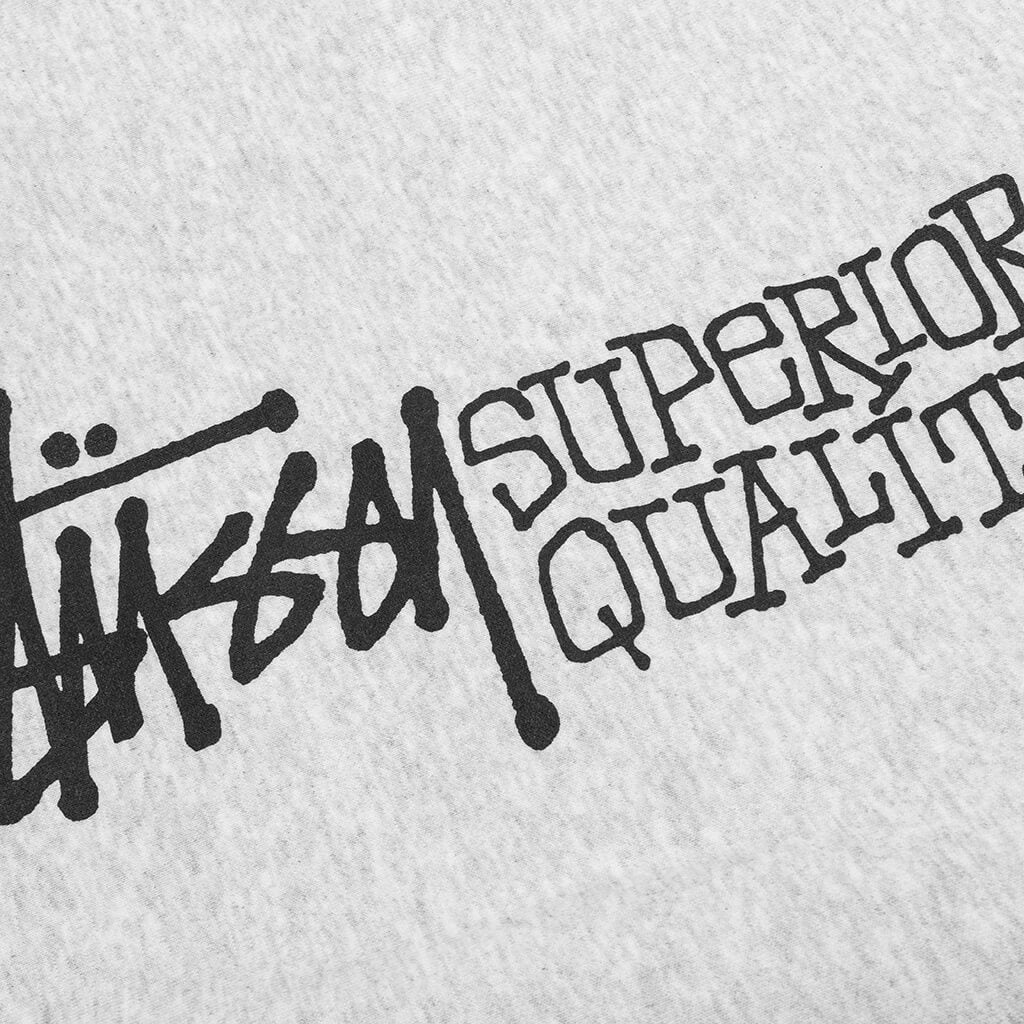 Superior Quality Zip Hoodie Ash Heather