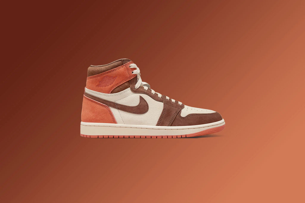 Womens Air Jordan 1 Retro Hi OG SP Dusted Clay Cacao Wow Sanddrift