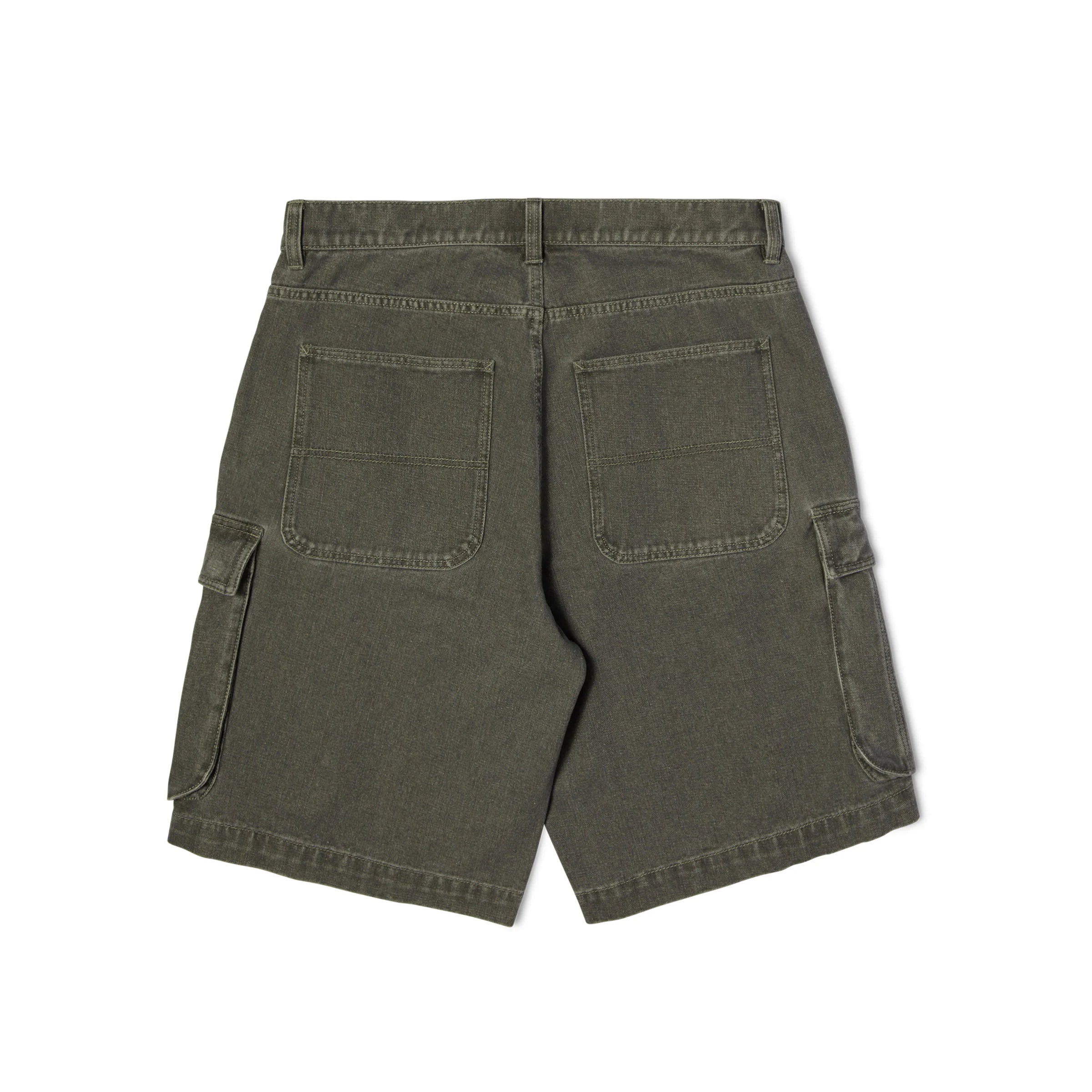 HUF Oval Denim Cargo Shorts Frost Gray