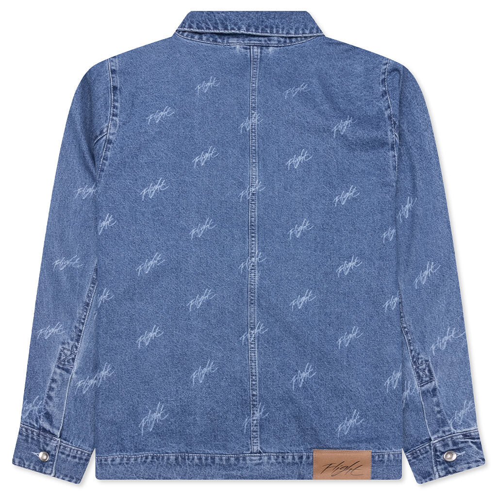 Flight Heritage Denim Jacket Blue Grey
