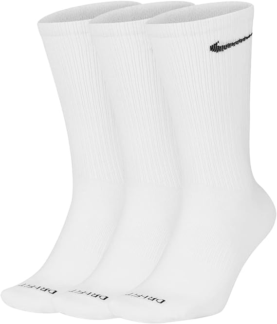 Nike Everyday Plus Crew Socks 3 Pack White