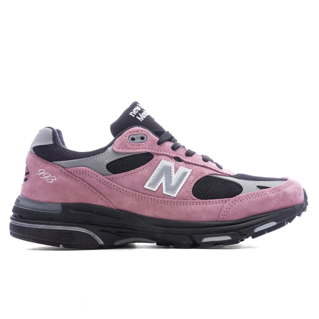 Made in USA 993 Pink Taffy Black Slate Grey