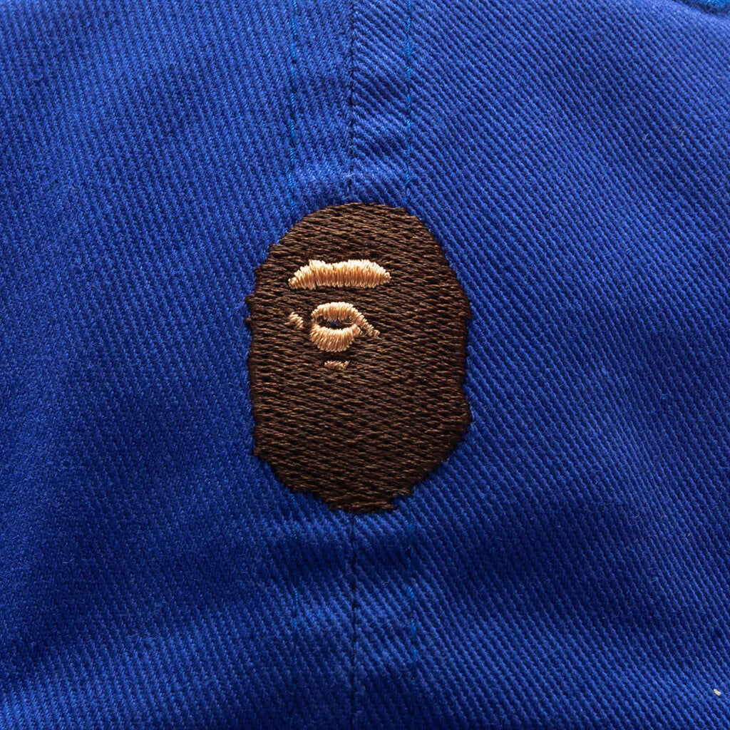 One Point Panel Cap Blue