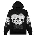 Double Skull Hoodie Black