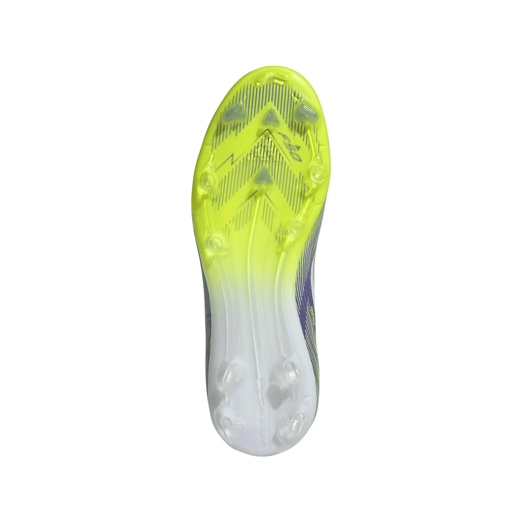 adidas F50 Elite Firm Ground Soccer Shoes Kids Purple White Lemon