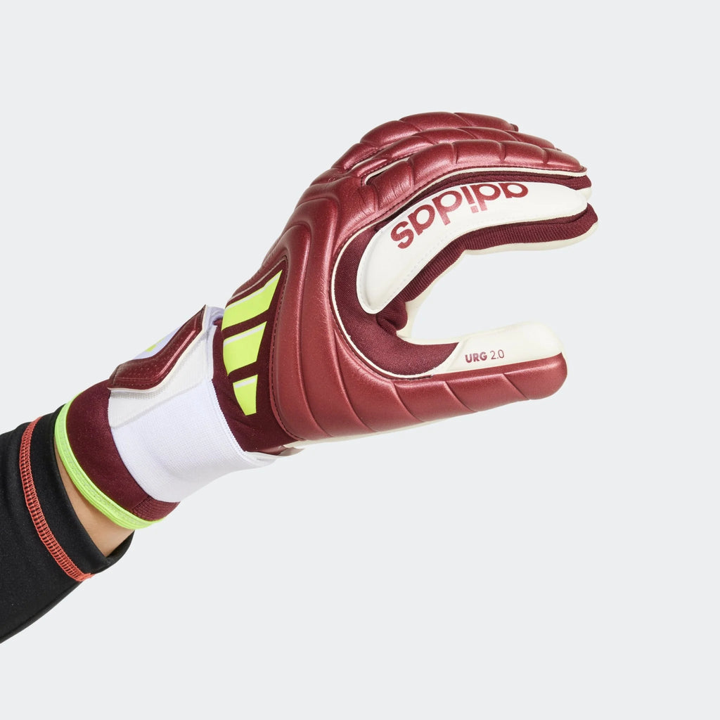 adidas Copa Pro Goalkeeper Gloves Shadow Red White Solar Yellow
