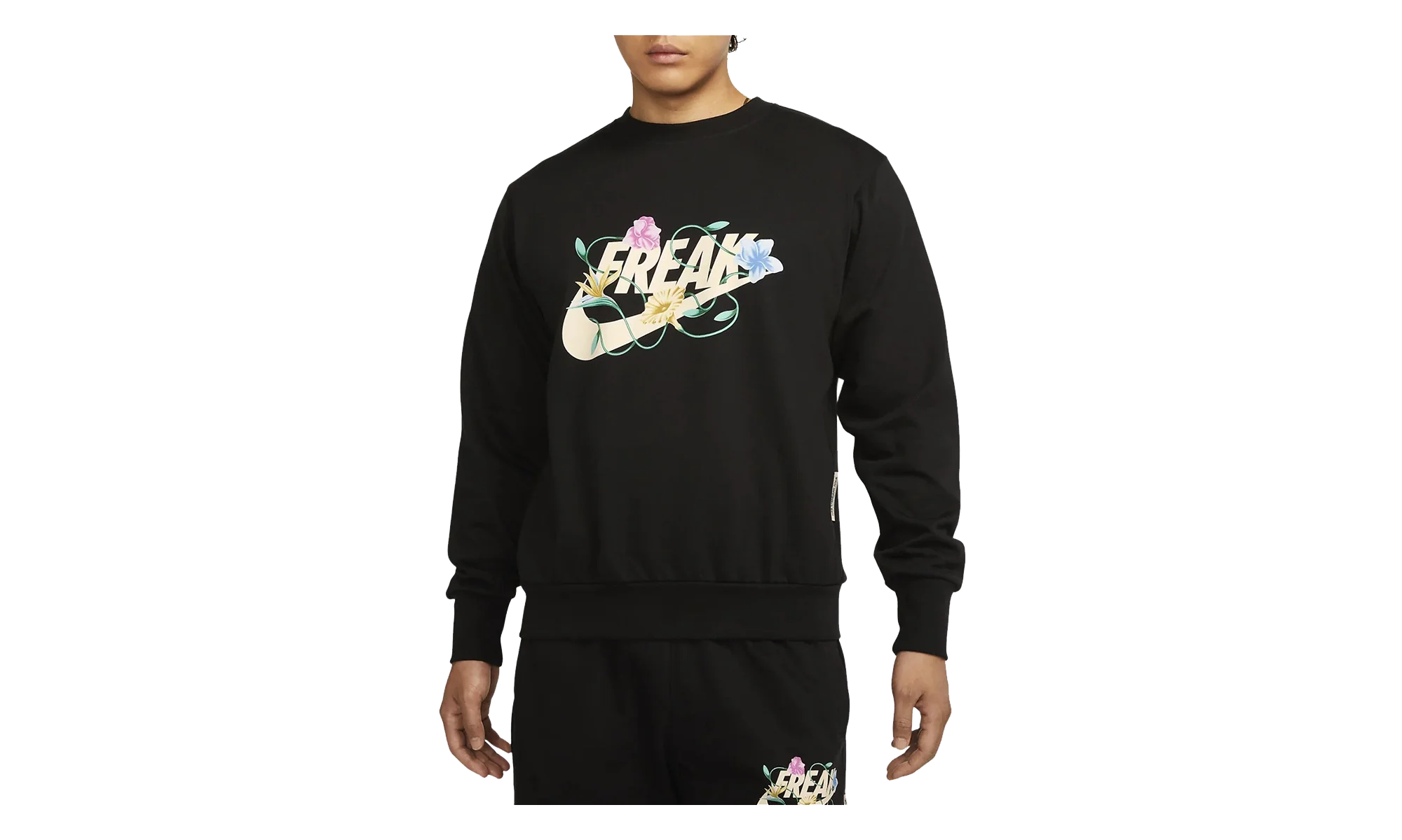 Giannis Standard Issue Basketball Crew Sweatshirt "Black" FJ9557 010