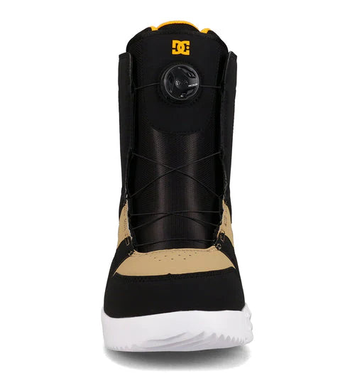 DC Mens 2026 Phase BOA Snowboard Boots Black Tan Orange