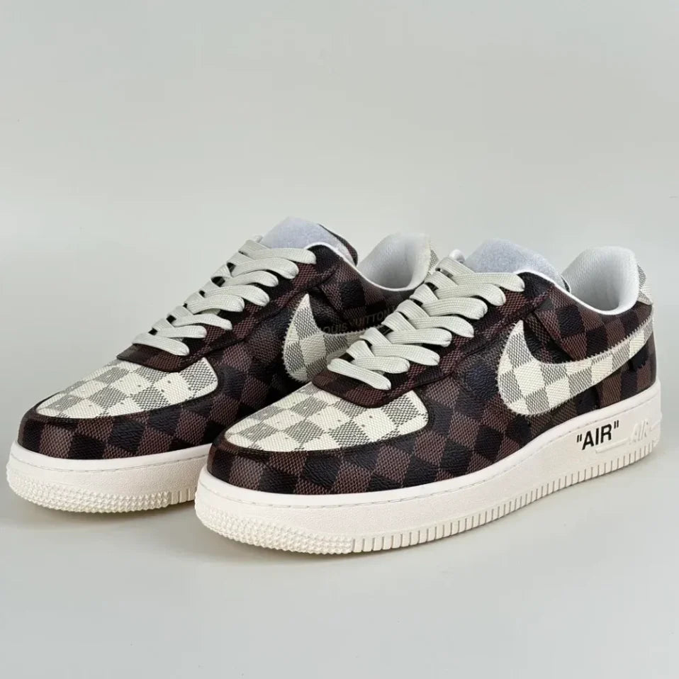 Louis Vuitton x Nike Air Force 1 Royal Black