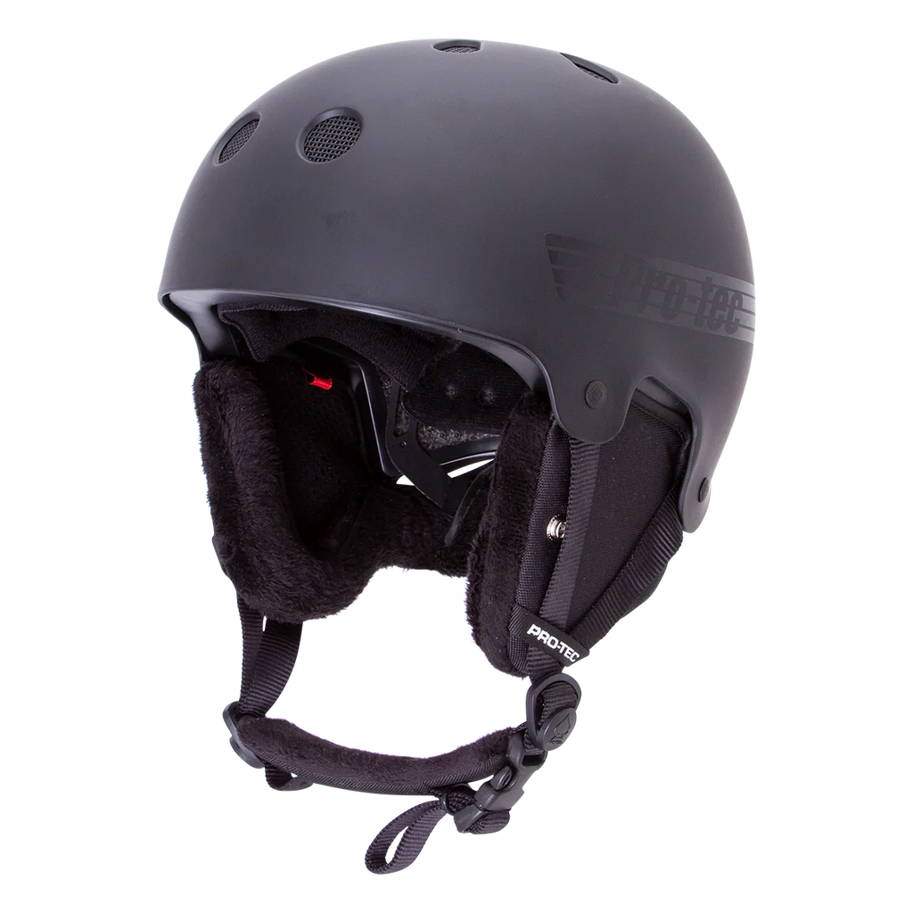 Protec Old School Snow Helmet W MIPS Stealth Black