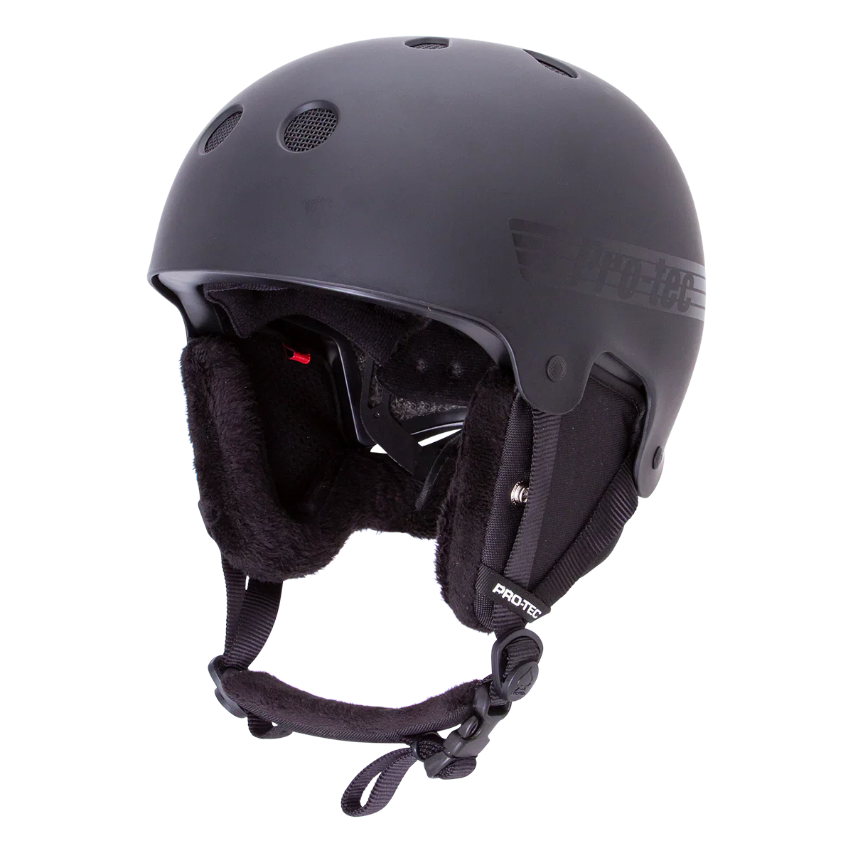 Protec Old School Snow Helmet W MIPS Stealth Black