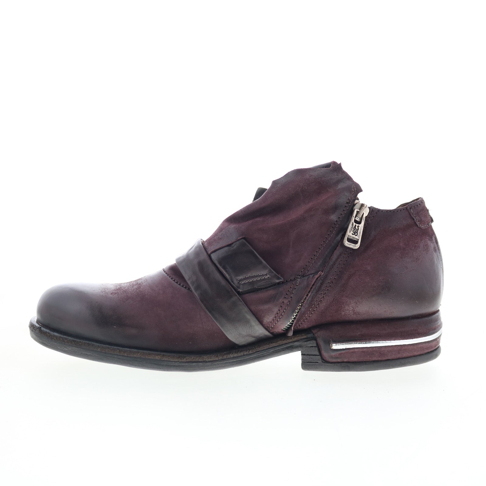 Tarek 516134-301-6903 Womens Burgundy Leather Ankle & Booties Boots