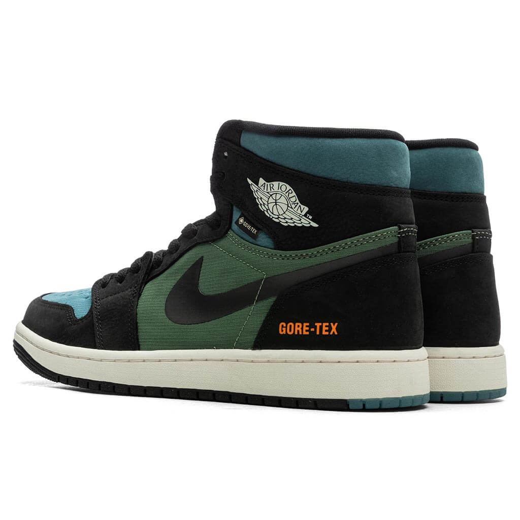 Air Jordan 1 Element Black Olive Black Sky J Light Olive Bright Mandarin