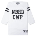 L S Football Shirt White