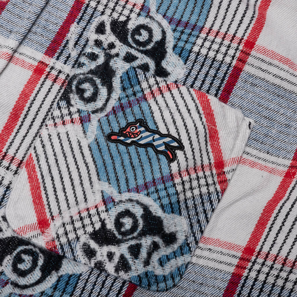 Harry L S Woven Strong Blue