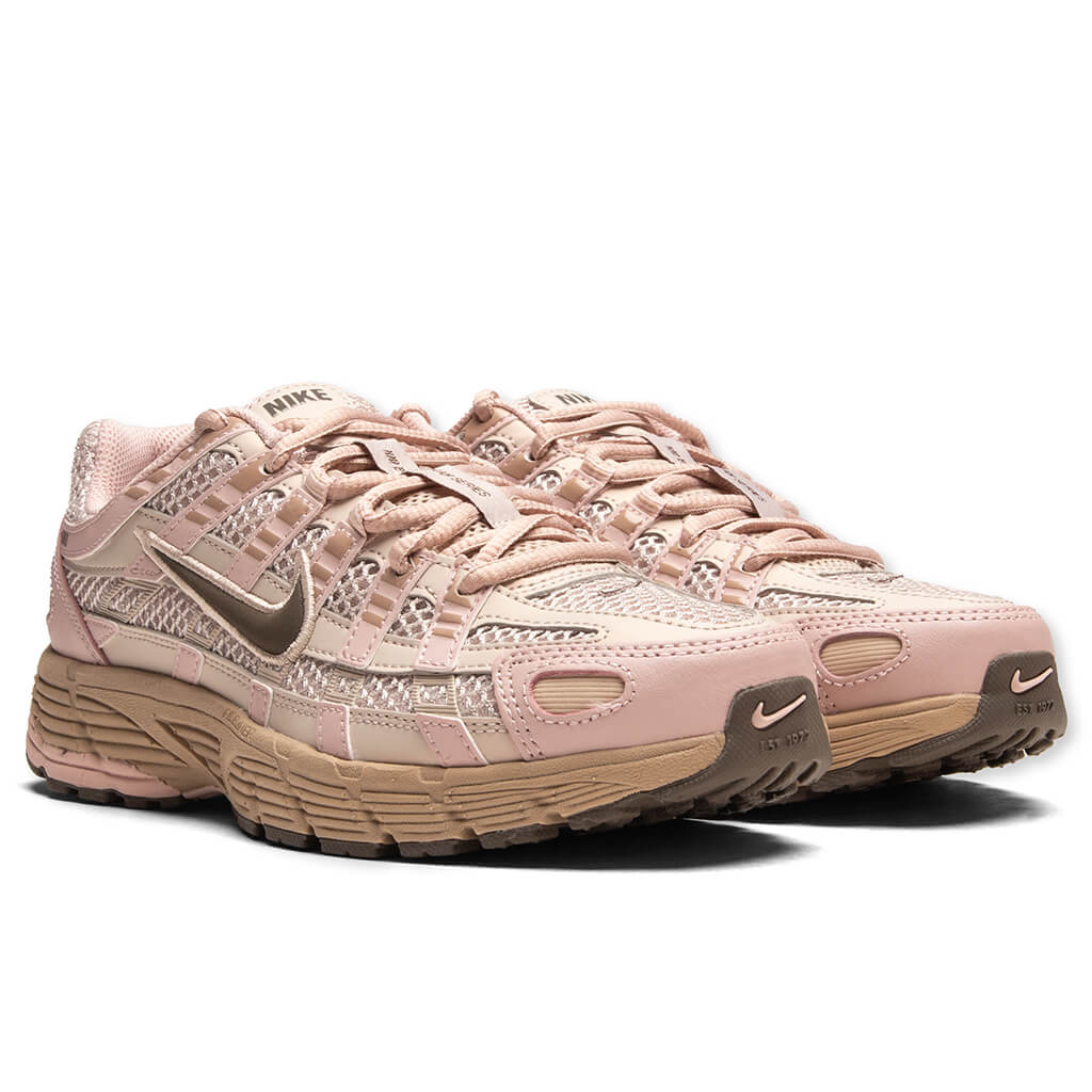 Womens P 6000 SE Fossil Stone Ironstone Hemp Pink Oxford