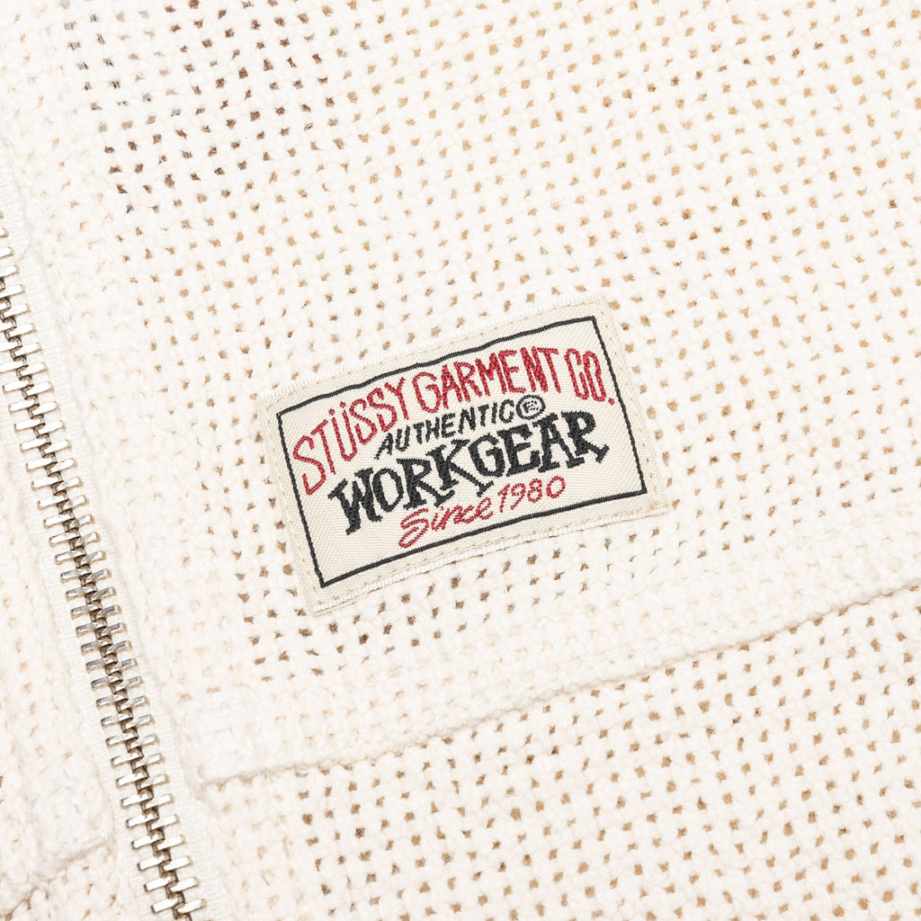 Work Jacket Cotton Mesh Bone